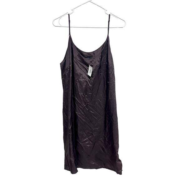 Robert Rodriguez Women Light Weight Deep Purple Slip Mini Dress Size 12 - Picture 1 of 3